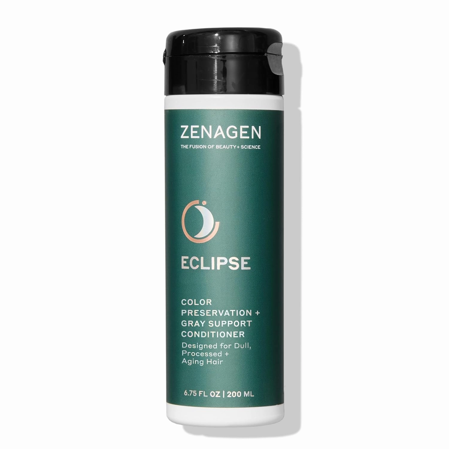 ZENAGEN Eclipse Color Preservation   Gray Support Conditioner | Enhances Hair Color Vibrancy, Reduces Gray Appearance, Nourishes & Strengthens Aging Hair, Plant-Based, Color-Safe, 6.75 oz