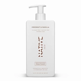 𝒩𝒶'𝓉𝒾𝓋𝑒𝕊 Moisturizing Conditioner, Coconut & Vanilla, Sulfate & Paraben Free, 16.5 Oz (Pack of 1)