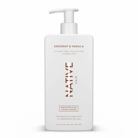 𝒩𝒶'𝓉𝒾𝓋𝑒𝕊 Moisturizing Conditioner, Coconut & Vanilla, Sulfate & Paraben Free, 16.5 Oz (Pack of 1)